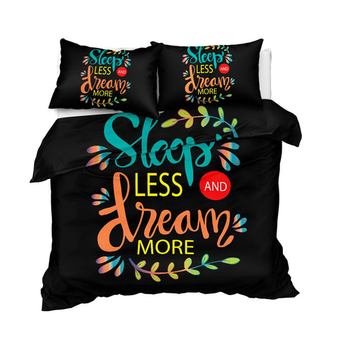 Image of Sleep Less Dream More Bedding Set - Beddingify