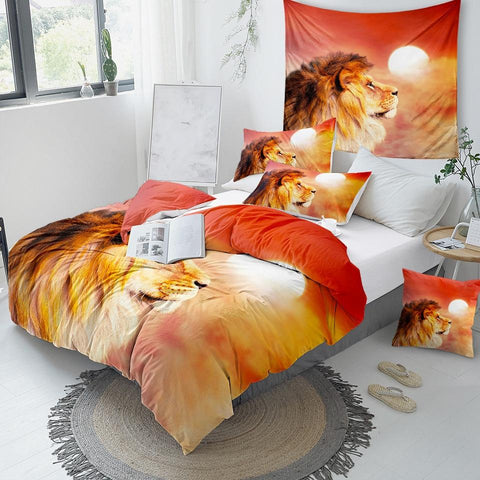 Image of King Lion Comforter Set - Beddingify