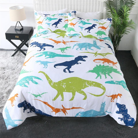 Image of Setgosaurus Dinosaurs Comforter Set - Beddingify