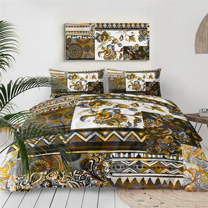 Luxury Patchwork Pattern Comforter Set - Beddingify