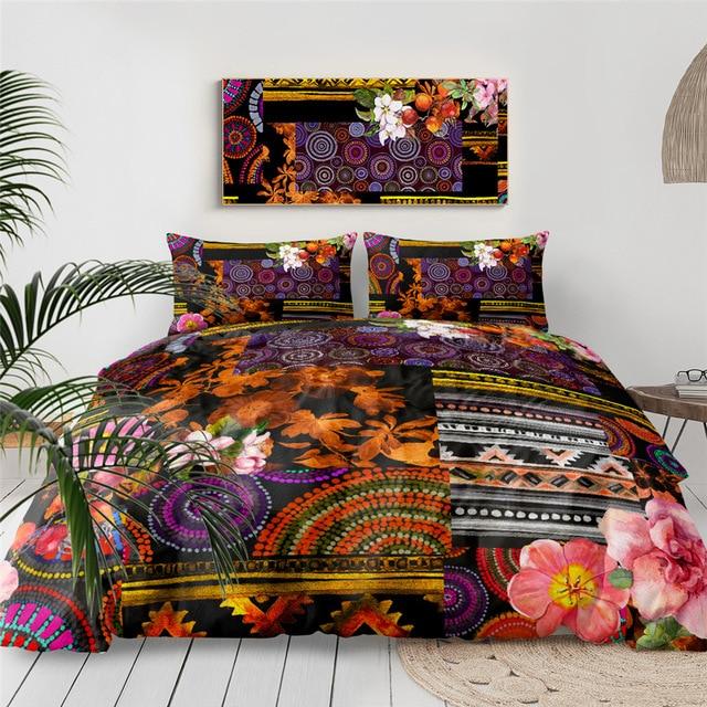 Patchwork Floral Comforter Set - Beddingify