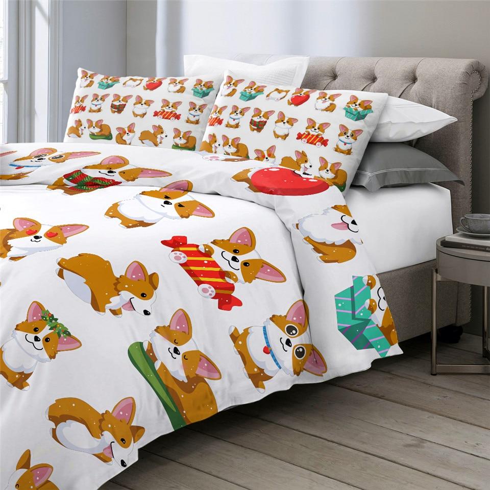 Cute Corgi Comforter Set - Beddingify