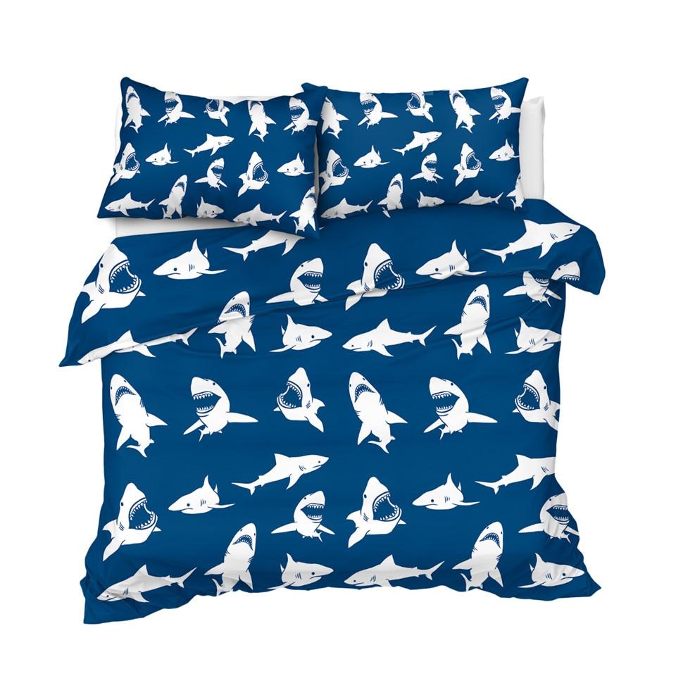 Cute Shark Comforter Set - Beddingify