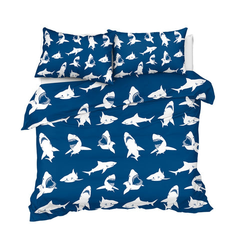 Image of Cute Shark Bedding Set - Beddingify