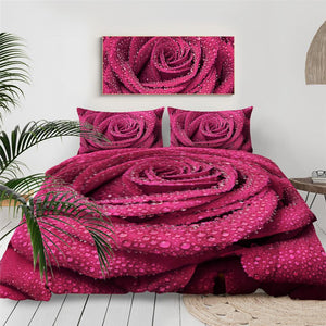 Romantic Rose Comforter Set - Beddingify
