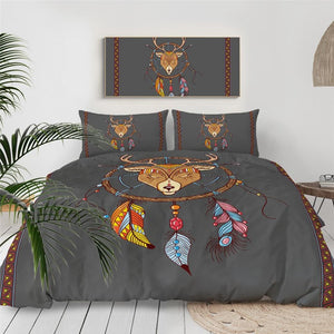 Elk Dreamcatcher Comforter Set - Beddingify