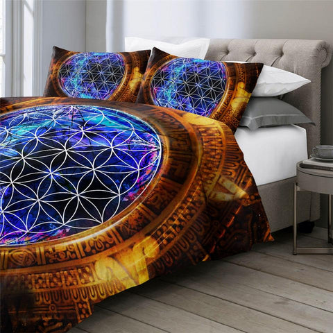 Image of Mayan Calendar Comforter Set - Beddingify