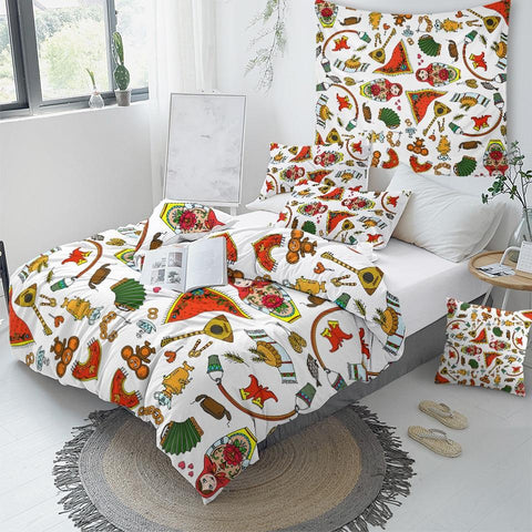 Image of Traditional Japanese Comforter Set - Beddingify