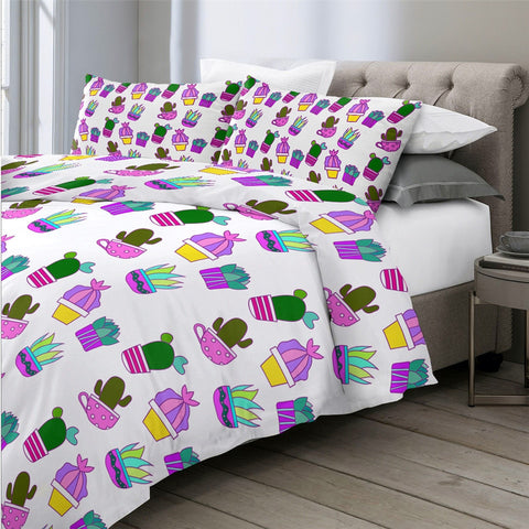 Image of Potted Cactus Bedding Set - Beddingify