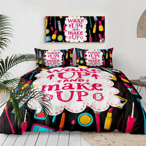 Image of Makeup and Cosmetics Bedding Set - Beddingify