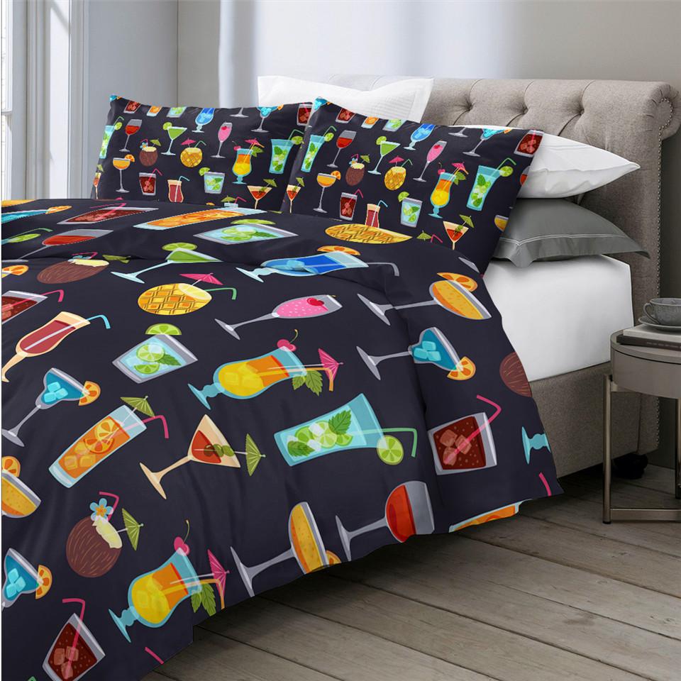 Tropical Cocktails Comforter Set - Beddingify