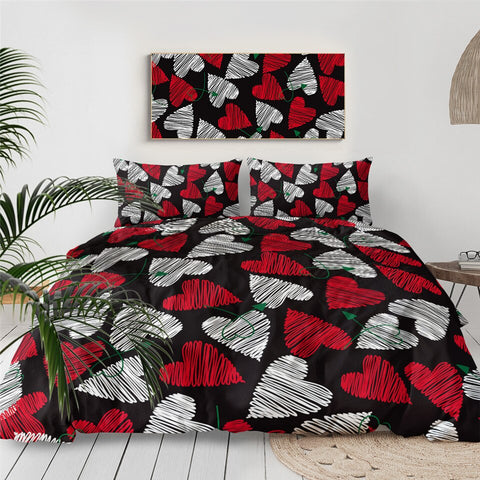 Image of Hearts Love Bedding Set - Beddingify