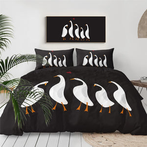 Goose Family Comforter Set - Beddingify