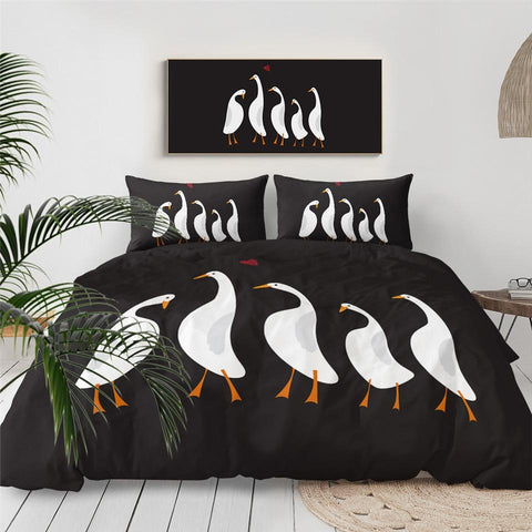 Image of Goose Family Comforter Set - Beddingify