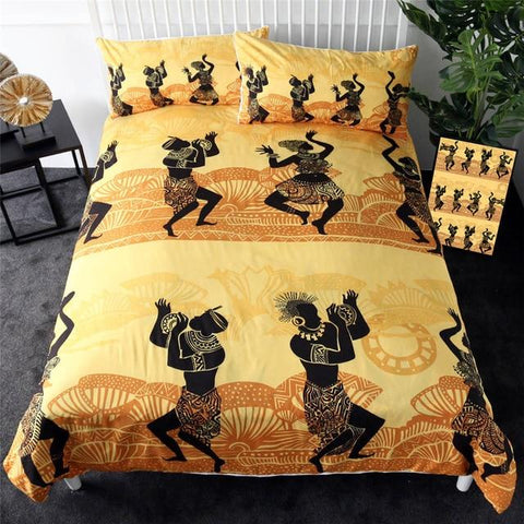 Image of African Dance Comforter Set - Beddingify