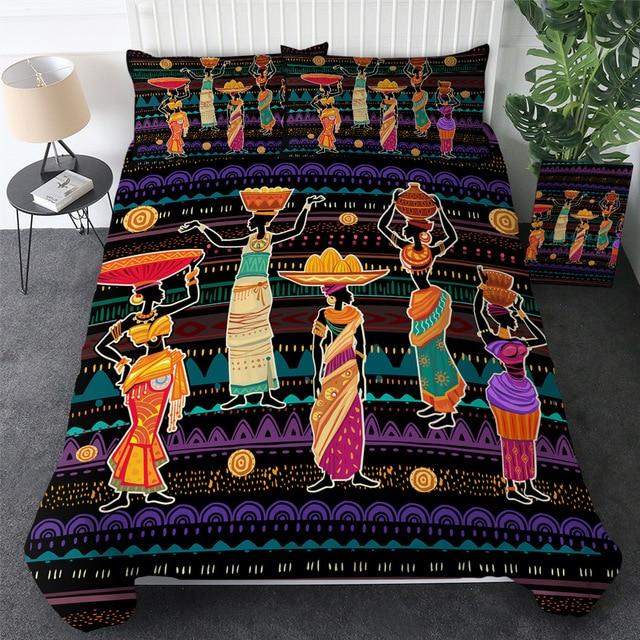 African Women Work Comforter Set - Beddingify
