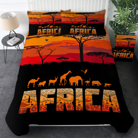 Image of African Animal Bedding Set - Beddingify