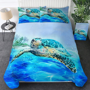 Ocean Turtle Bedding Set - Beddingify