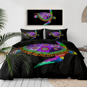 Black Turtles Bedding Set - Beddingify