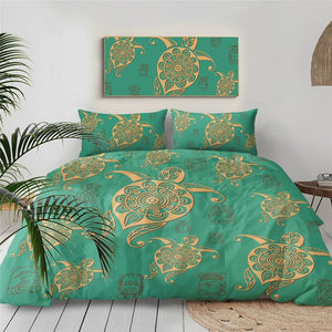 Green Turtles Bedding Set - Beddingify