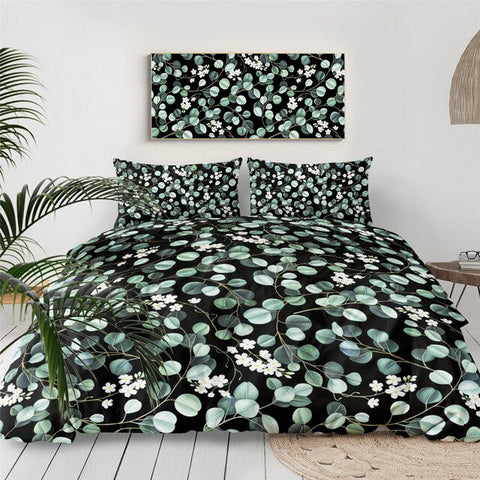 Image of Eucalyptus Leaves Bedding Set - Beddingify