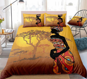 African Women Comforter Set - Beddingify