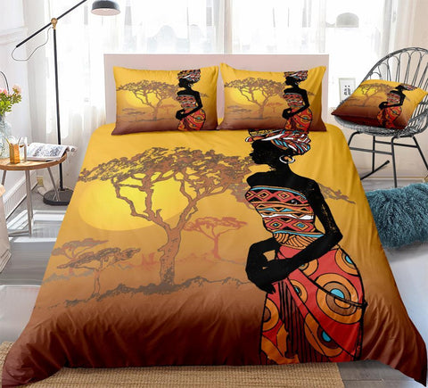Image of African Women Comforter Set - Beddingify