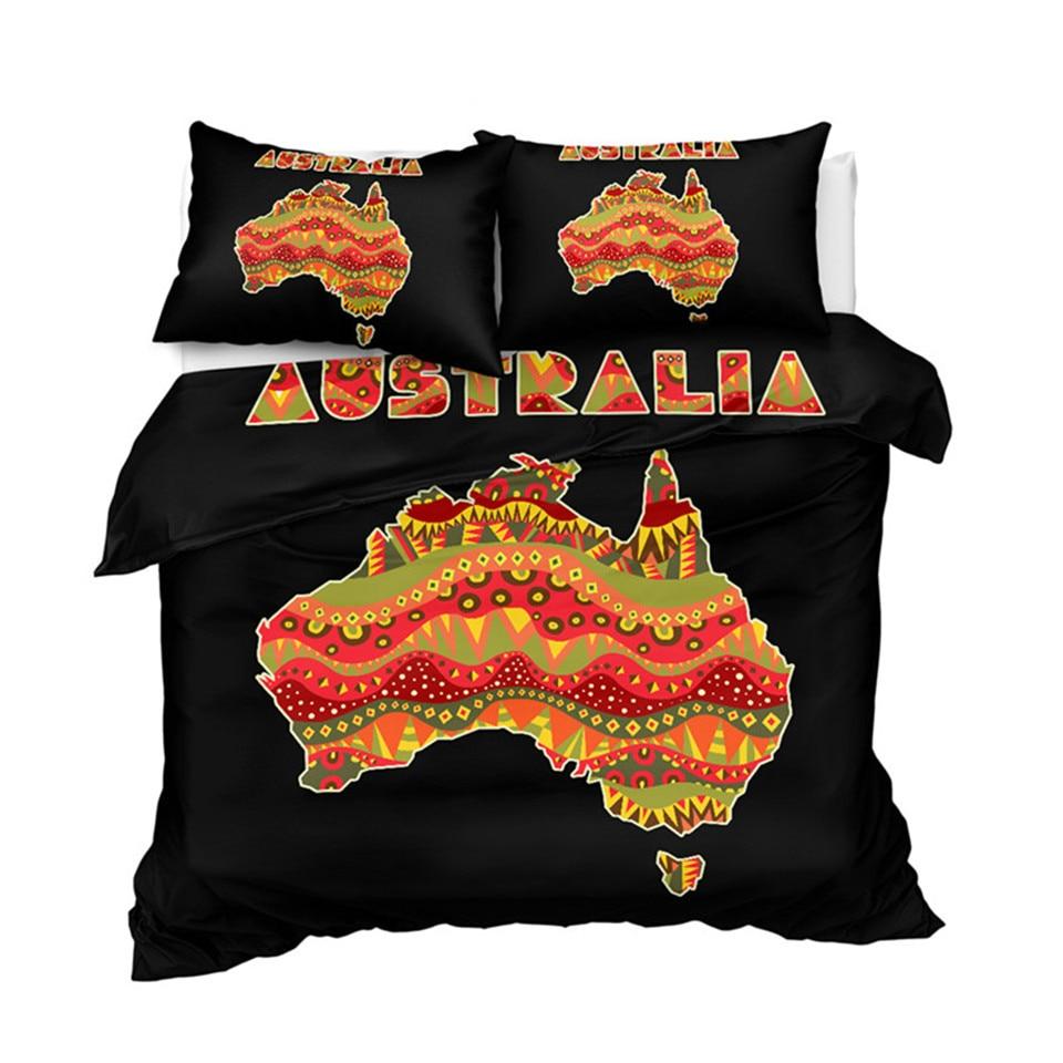 Australia Map Comforter Set - Beddingify