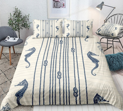 Image of Seahorse Bedding Set - Beddingify