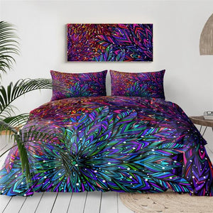 Psychedelic Flower Comforter Set - Beddingify