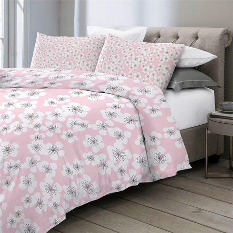 Image of Sakura Flowers Comforter Set - Beddingify