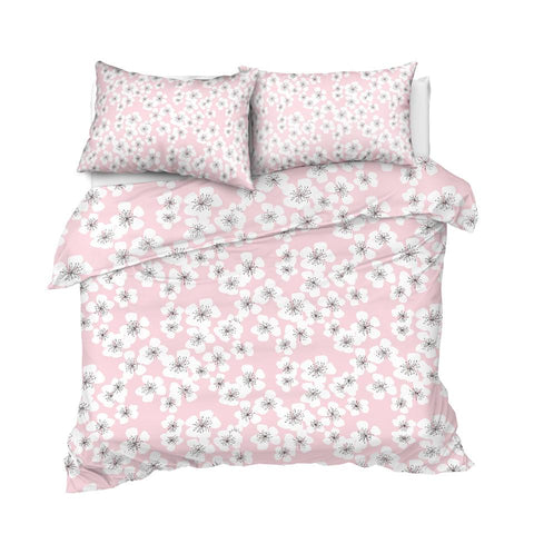 Image of Sakura Flowers Comforter Set - Beddingify