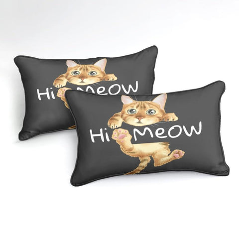 Image of Meow Cat Comforter Set - Beddingify