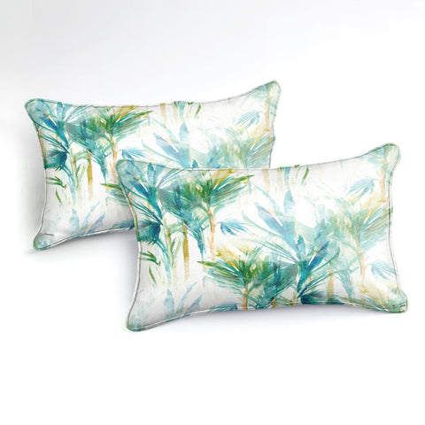 Image of Palm Trees Painting Bedding Set - Beddingify
