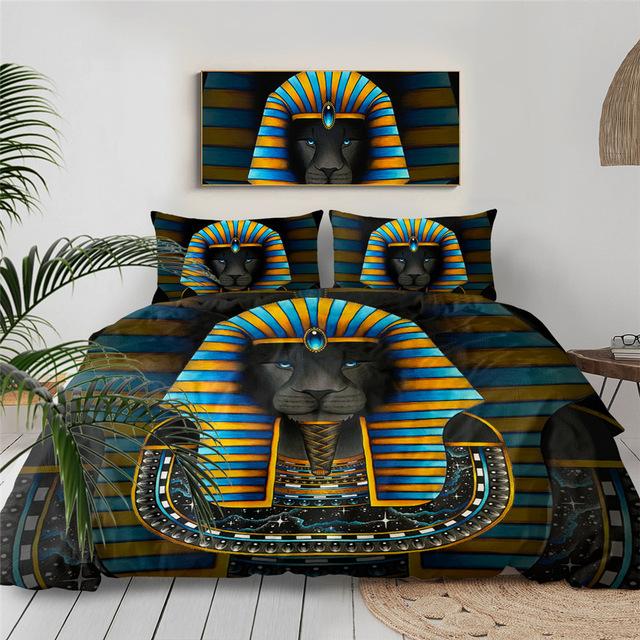 Ancient Egpyt Pharaoh Comforter Set - Beddingify