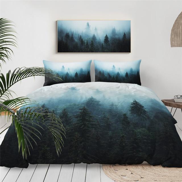Misty Landscape Comforter Set - Beddingify