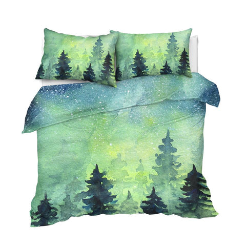 Image of Fir Forest Comforter Set - Beddingify