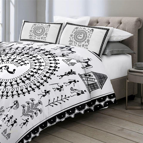 Image of Ancient Tribal Art  Comforter Set - Beddingify