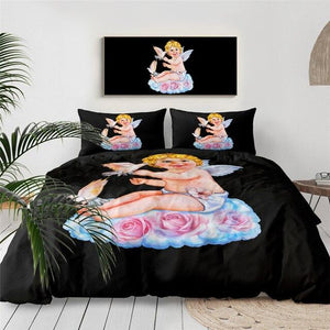 Angel Cupid Comforter Set - Beddingify