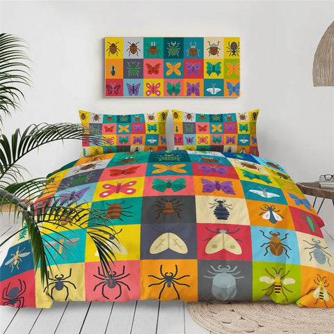 Image of Insect Alphabet Comforter Set - Beddingify