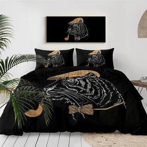 Funny Tiger Comforter Set - Beddingify