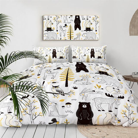 Image of Cute Animal Comforter Set - Beddingify