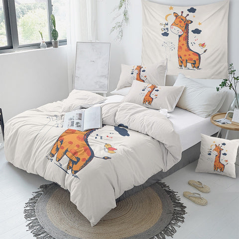 Image of Cute Giraffe Bedding Set - Beddingify