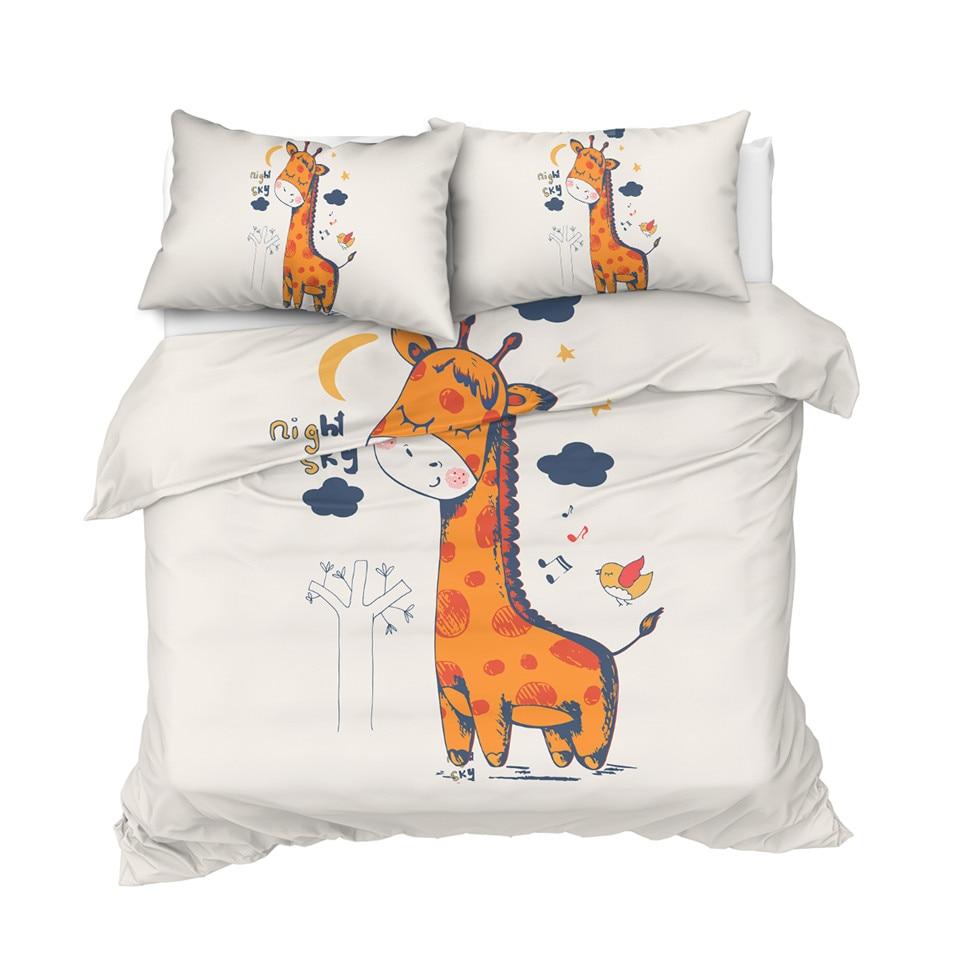 Cute Giraffe Comforter Set - Beddingify