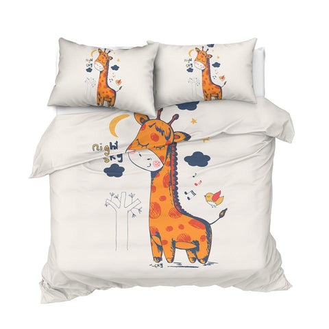 Image of Cute Giraffe Comforter Set - Beddingify