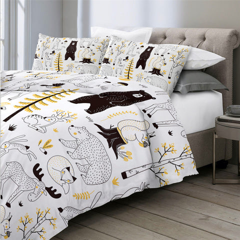 Image of Cute Animal Bedding Set - Beddingify