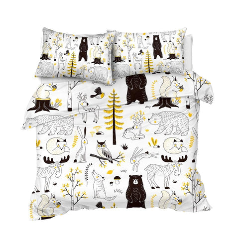 Image of Cute Animal Comforter Set - Beddingify