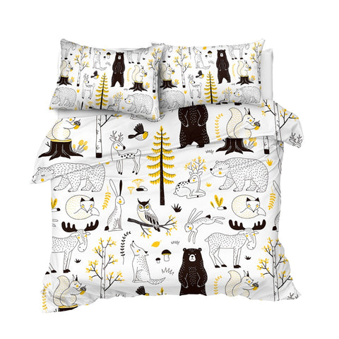 Image of Cute Animal Bedding Set - Beddingify