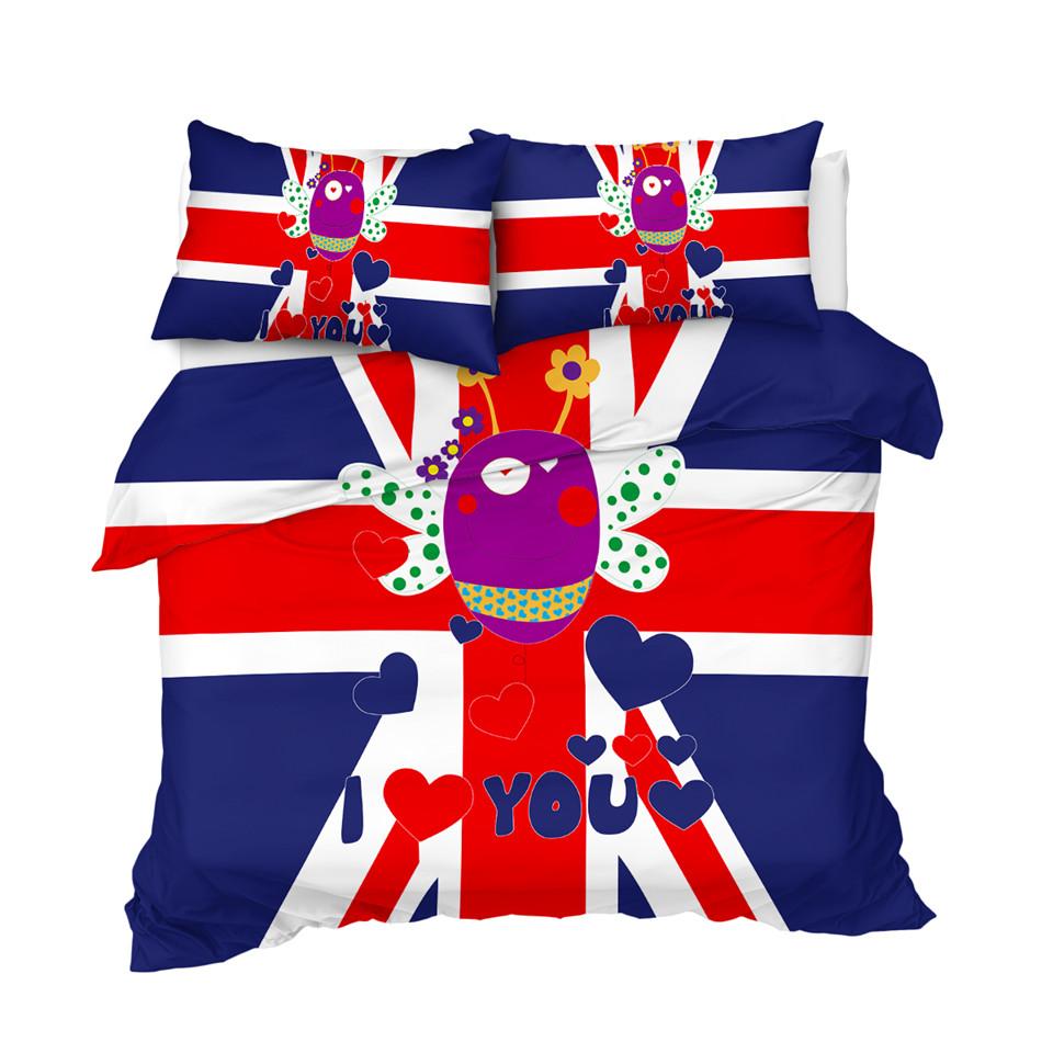 British Flag Bee Comforter Set - Beddingify