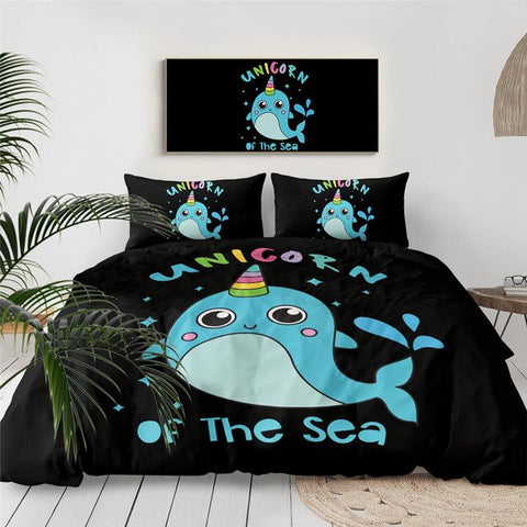 Image of Unicorn In The Sea Comforter Set - Beddingify